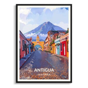 Antigua Guatemala Travel Poster - Wall Art Print