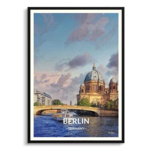 Berlin Germany Travel Poster - Wall Art Print