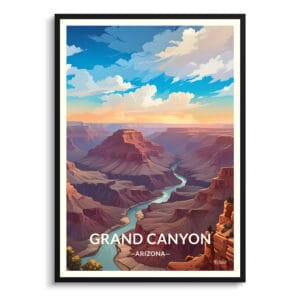 Grand Canyon Arizona Travel Poster - Wall Art Print