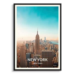 New York New York Travel Poster - Wall Art Print