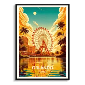 Orlando Florida Travel Poster - Wall Art Print